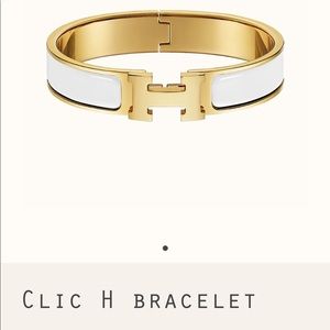 Hermès H click bracelet